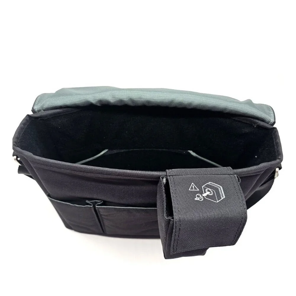 Bose Sound Dock Cross Body Messenger Carry Travel Tote Bag Case Black Strap